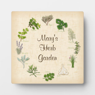 Customisez votre plaque de jardin Herb