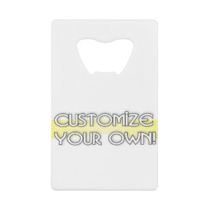 customisez votre propre