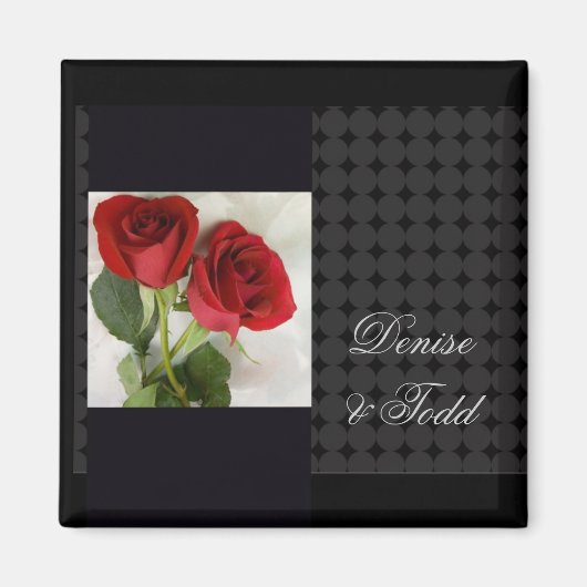 Customisez votre propre aimant mariage (Devant)