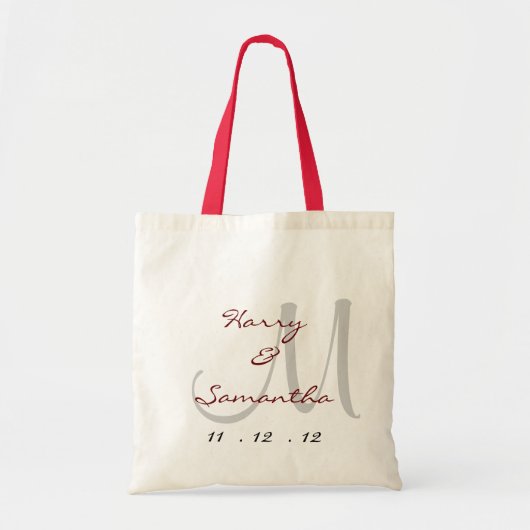 Customisez votre propre sac fourre-tout mariage (Devant)