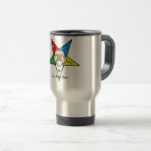 Customisez votre propre tasse de voyage de l'acier (Devant droit)