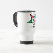 Customisez votre propre tasse de voyage d'OES (Devant gauche)