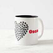 Customisez votre tasse du nom d'animal familier (Devant droit)