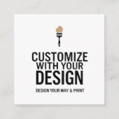 Customizable 2.5x2.5" Blank Company Small Vierkante Visitekaartje (Voorkant)