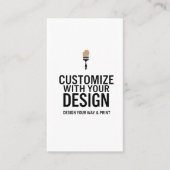 Customizable 2x3.5" Blank Company Small Visitekaartje (Voorkant)