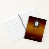 Customizable 8.5 x 11 Samhain Halloween Notebook Notitieboek (Binnen)