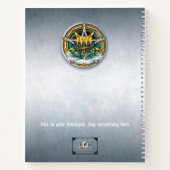 Customizable 8.5x11 Imbolc Candlemas Notebook Notitieboek (Achterkant)