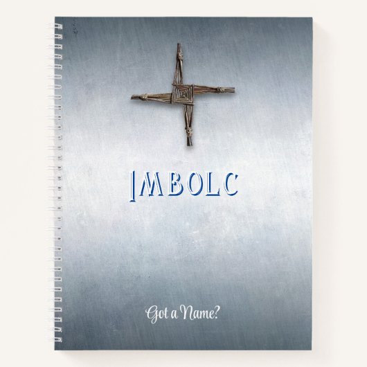 Customizable 8.5x11 Imbolc Candlemas Notebook Notitieboek (Voorkant)