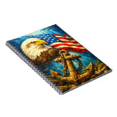 CUSTOMIZABLE AMERICAN EAGLE NOTEBOOK NOTITIEBOEK (Rechterzijde)
