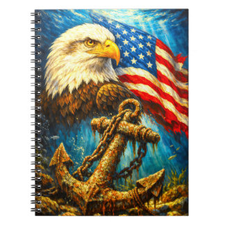 CUSTOMIZABLE AMERICAN EAGLE NOTEBOOK NOTITIEBOEK
