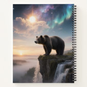 Customizable Bear in the wild Notitieboek (Achterkant)