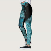 Customizable Black and Blue Leggings (Gauche)