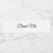 Customizable Blank Water Bottle Labels for Wedding Waterfles Etiket (Enkel label)