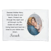 Customizable Blessed Mother Kussensloop (Voorkant)