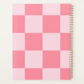 Customizable Blue and PinCheckered Teacher Planner (Dos)