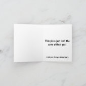 Customizable Bull Dog Get Well Card Kaart (Binnen)