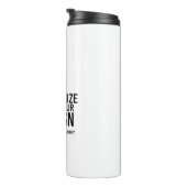  Customizable Business Corporate Modern Minimalist Thermosbeker (Geroteerd rechts)