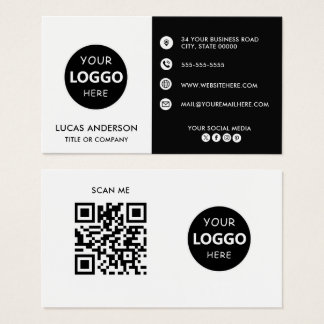 Customizable business logo website social media visitekaartje