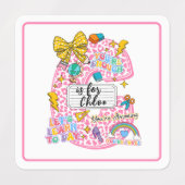 Customizable “C is for” Alphabet Art – Inspiration Labels (Design 2)