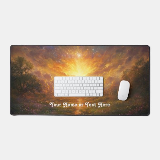 Customizable Celestial Visions Desk Mat (Keyboard & Muis)