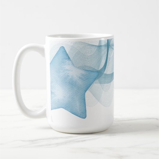 Customizable Ceramic Mug with Unique Design (Gauche)