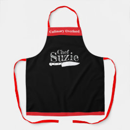 Customizable Chef Name Apron - Personalized! Schort