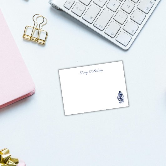 Customizable Chinoiserie Ginger Jar Post-it Notes