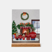 Customizable Christmas Family Portrait Gift (Recto)