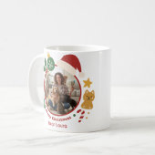 Customizable Christmas Pet Photo & Name Mug (Devant gauche)