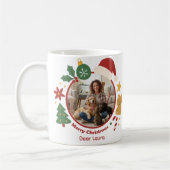 Customizable Christmas Pet Photo & Name Mug (Gauche)