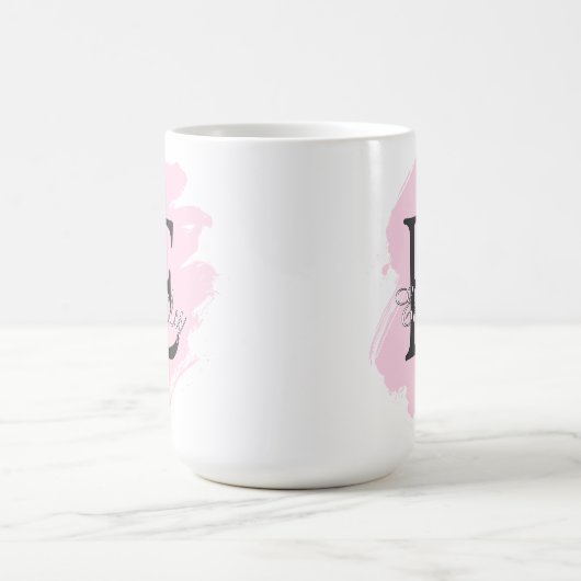 Customizable Coffee Mug with Monogram & Name (Centre)