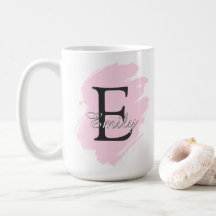 Customizable Coffee Mug with Monogram & Name