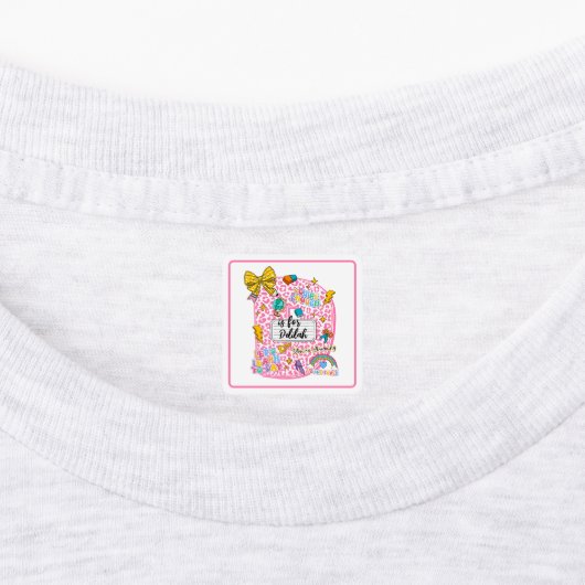 Customizable “D is for” Alphabet Art – Inspiration Labels (Aangebracht)