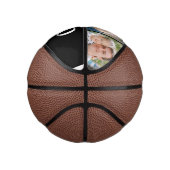 Customizable Dad Established 3 Photo Fathers Day Basketbal (Rechts)
