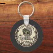 Customizable Dead Inside Badge Sleutelhanger (Voorkant)
