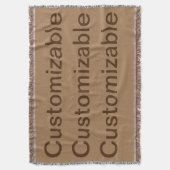 Customizable Deken (Voorkant Verticaal)