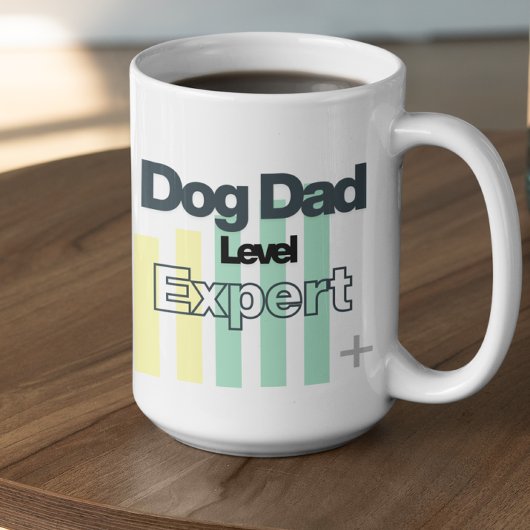 Customizable Dog Dad Level Expert Koffiemok