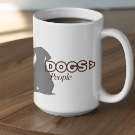 Customizable DOGS > People Koffiemok