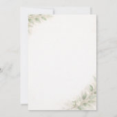 Customizable Elegant Minimal Wedding Invitation   Kaart (Achterkant)
