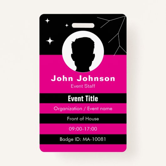 Customizable event badge ID (Devant)