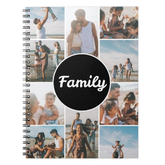 Customizable family pictures notitieboek (Voorkant)