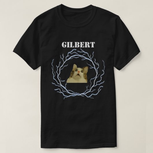 Customizable Funny Cat T-shirt  (Design devant)