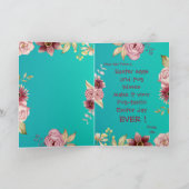 Customizable Funny Pug Easter Greeting Card Kaart (Binnen)