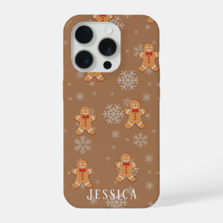 Customizable Gingerbread Man Phone Case  iPhone 15 Pro Hoesje