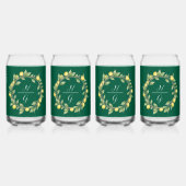 Customizable Glass Drinkware with Tropical Style (Dos)