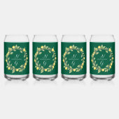 Customizable Glass Drinkware with Tropical Style (Recto)