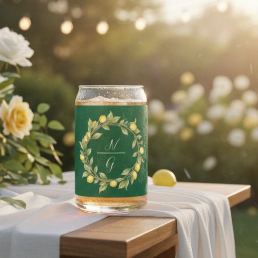 Customizable Glass Drinkware with Tropical Style