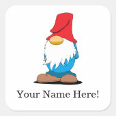 Customizable Gnome Stickers (Voorkant)
