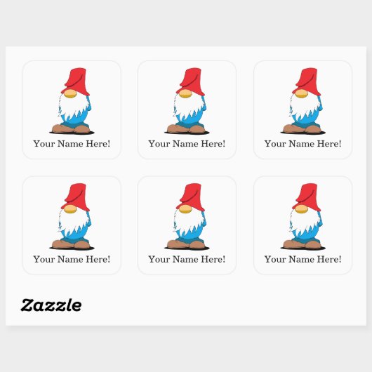 Customizable Gnome Stickers (Vel)