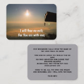 Customizable Gospel Evangelism Invite Salvation Visitekaartje (Voorkant / Achterkant)